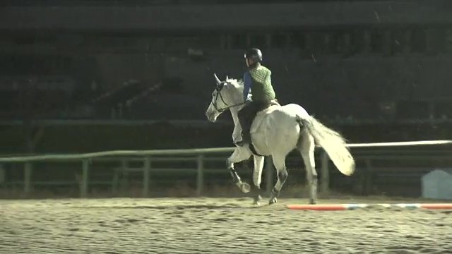 松浦さんの練習の様子