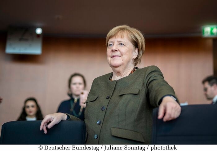 メルケル元首相（2024年・ドイツ連邦議会提供）