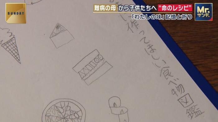 長男手書きのリクエストノート