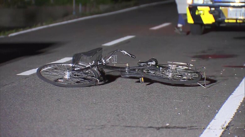 交差点で自転車と軽自動車が衝突し15歳女子高校生が死亡　運転していた40歳の男性「気がつくのが遅れた」　茨城･取手市｜FNNプライムオンライン