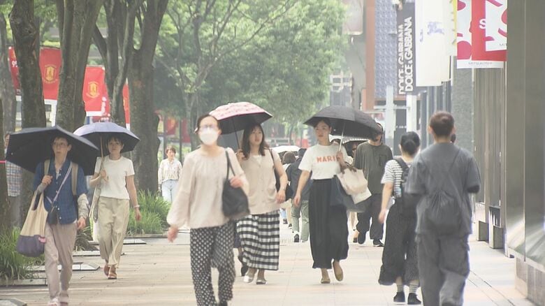 急な雨に注意…9日も名古屋等で予想最高気温35度と東海3県は厳しい暑さに 愛知と三重に熱中症警戒アラート｜FNNプライムオンライン