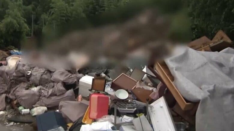 「やったなこれは」トイレの便器・店の看板…会社敷地に大量のごみが不法投棄　防犯カメラ奪われ商売道具の窃盗被害も　千葉・印西市｜FNNプライムオンライン