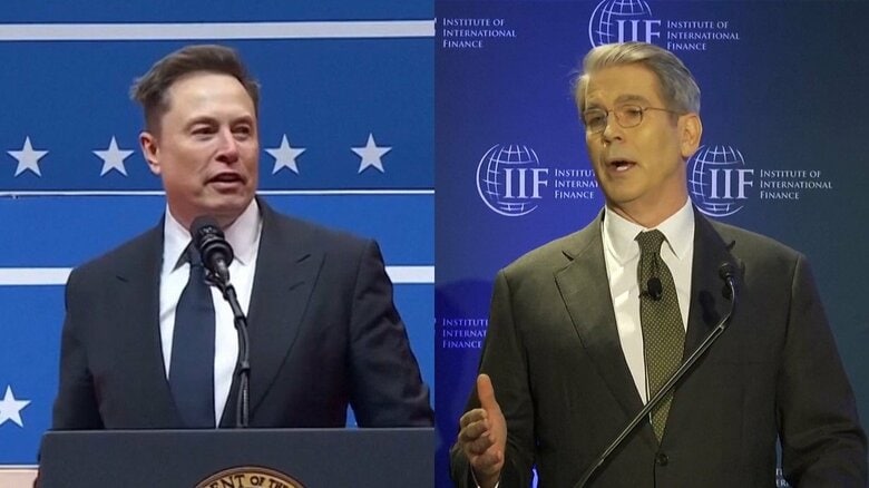 イーロン・マスク氏がベッセント財務長官に「失敗した運営者」放送禁止用語交えて激しいののしり合いに｜FNNプライムオンライン