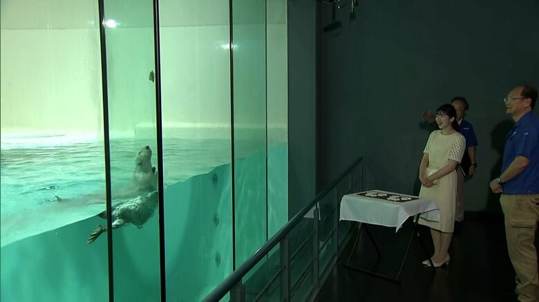 愛子さま ラッコの「イカミミジャンプ」に笑顔 鳥羽水族館でラッコやジュゴンを見学「癒やされました」|FNNプライムオンライン