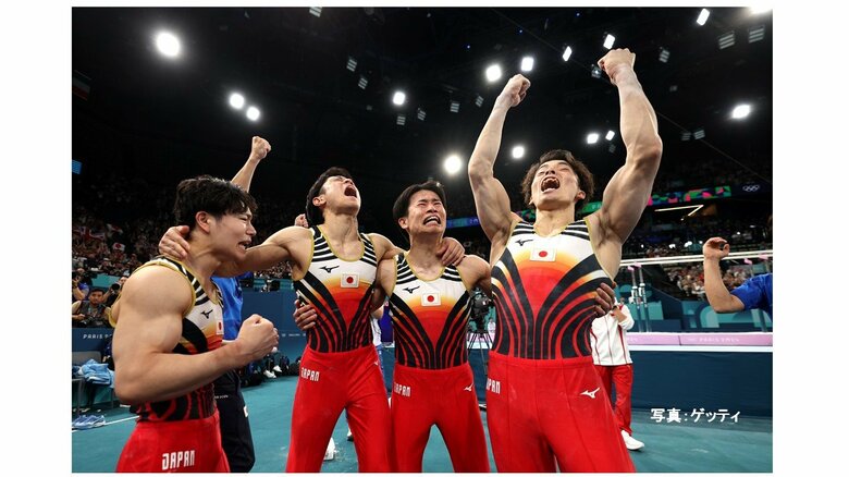 「5人の目は苦しい時も後ろを向いてない」橋本選手があん馬落下も…体操男子団体“大逆転”金メダル　チーム励まし続けたキャプテン萱選手｜FNNプライムオンライン