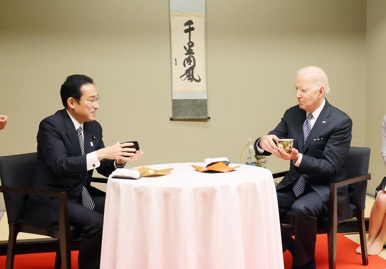 5月23日 日米首脳夕食会(内閣広報室撮影)