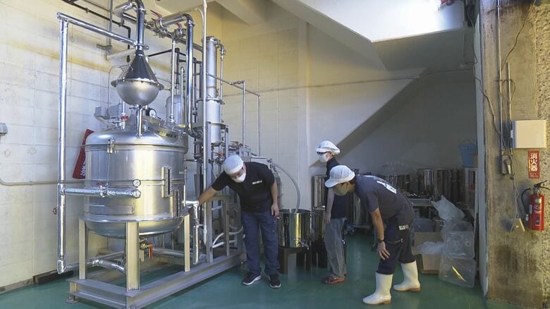 古酒を蒸留にかけた新たな試み