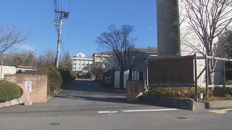 国井さんが通う長野大学（長野県上田市）