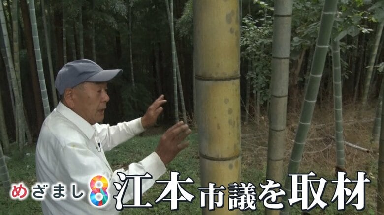 「めざまし８」は江本市議に同行し問題の土地へ
