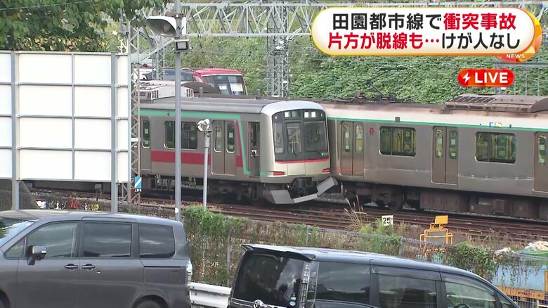 6日6時現在、事故を起こした車両は停止したまま