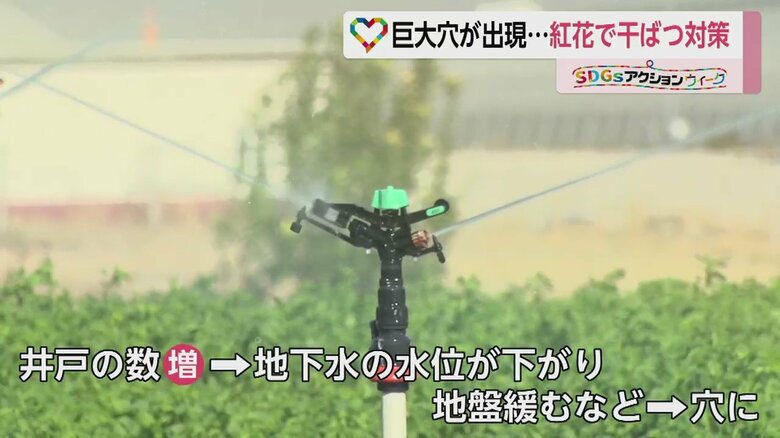 干ばつで地下水が少なくなり、井戸が増えると悪循環が生まれる