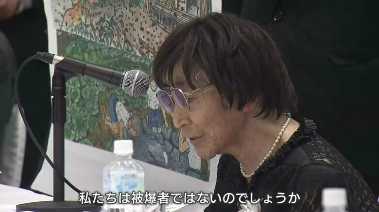岩永さんは3枚の絵を見せながら訴えた