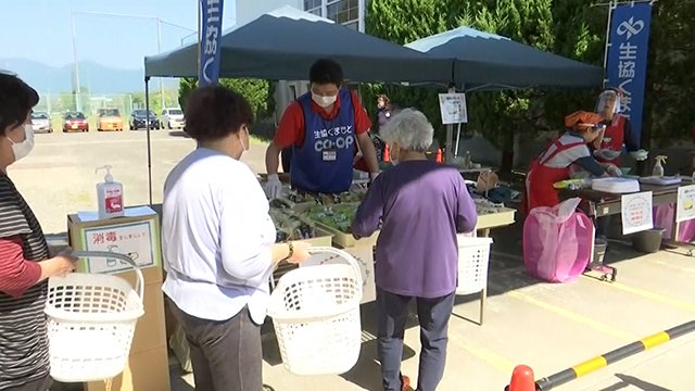 「生協くまもと」が球磨村の被災者に炊出し(熊本)