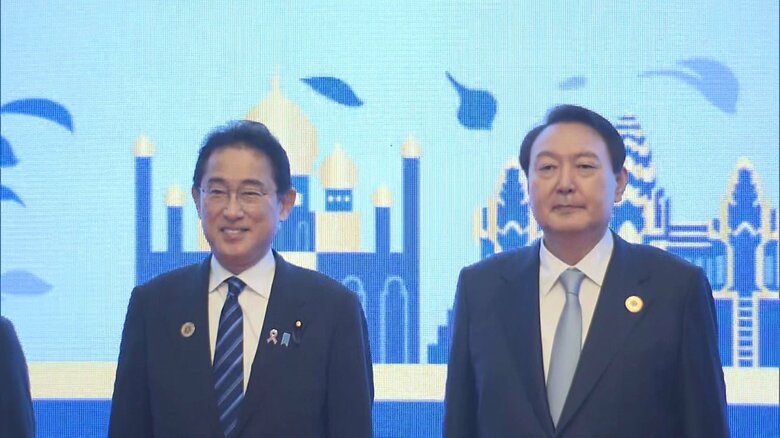岸田首相と韓国・尹錫悦大統領