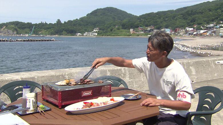 手ぶらで海を前にバーベキューを楽しむことができる