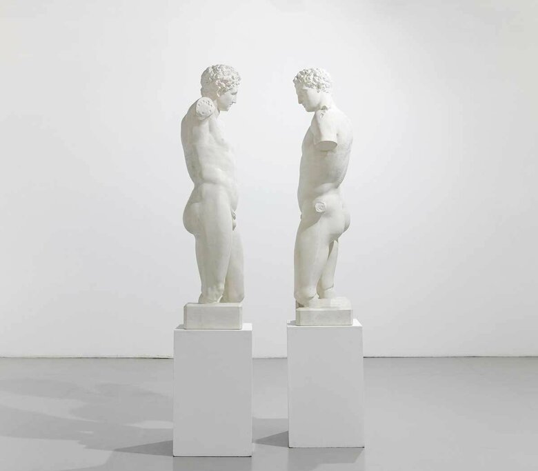 パオリーニ氏の代表作の１つ「ミメーシス（模倣）」（1975～76） Photo © Agostino Osio Courtesy Fondazione Giulio e Anna Paolini, Turin - © Giulio Paolini