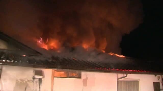 観光地のそば店 未明の火事で全焼…出火原因は【岡山・真庭市】