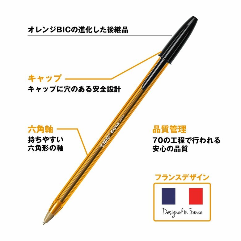 クリスタルオリジナルファイン（提供；BICジャパン）