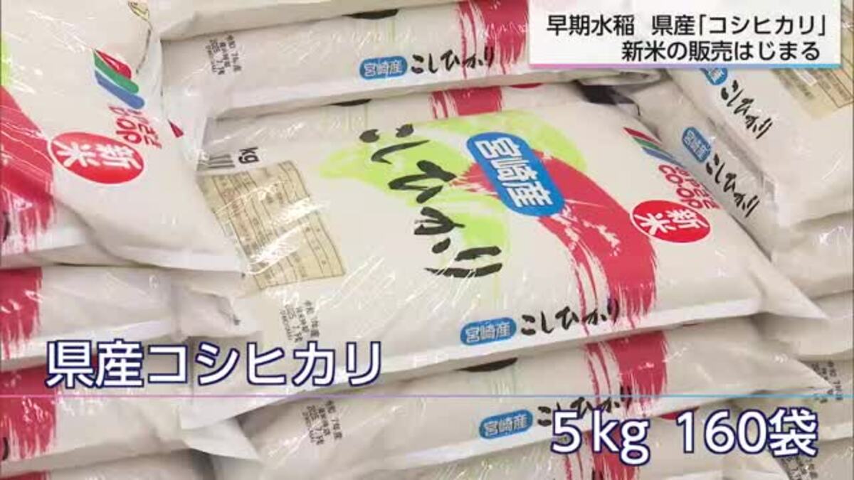 待ってました」県内産コシヒカリの新米販売開始・価格は去年より