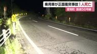 愛南でセンターラインはみ出し普通車と正面衝突か　軽乗用車運転の６５歳女性死亡【愛媛】