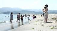 岩手県内7ヵ所で猛暑日 江刺35.9度 高田松原で11年ぶりに海開き