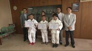 柔道大会県予選を突破 小学生3人が伊万里市長を表敬訪問【佐賀県】