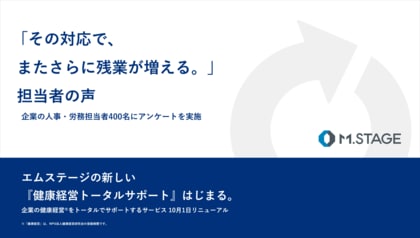 【企業の人事・労務担当者400名にアンケートを実施】未然に防ぐ仕組み「整っていない」約半数