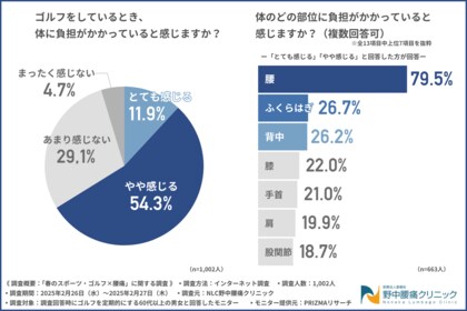 【ゴルフのベストシーズンに腰痛対策を!】ゴルファーの9割が腰痛を経験!