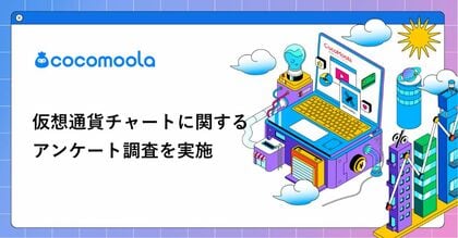【ココモーラ】仮想通貨チャートに関するアンケート調査を実施