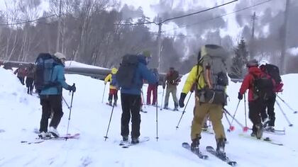 山スキーの男性行方不明　携帯電話で連絡取れず　岩手県八幡平市