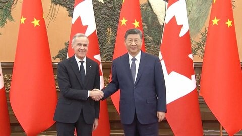 中国・習近平主席がカナダ首相と会談、両国の関係改善で一致　資源開発や農業分野などで協力強化へ