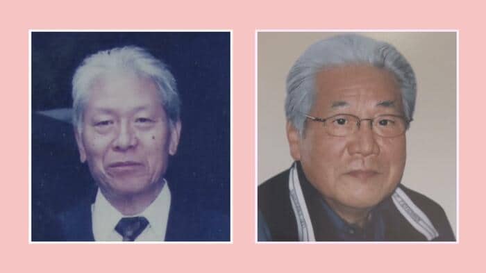 左:小沢良三さん 右:岩﨑光男さん(提供写真)