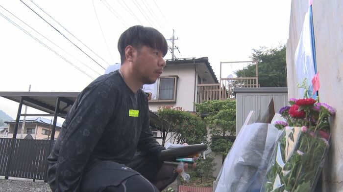 巻渕達也さん(42)(長野県岡谷市 2022年8月15日)