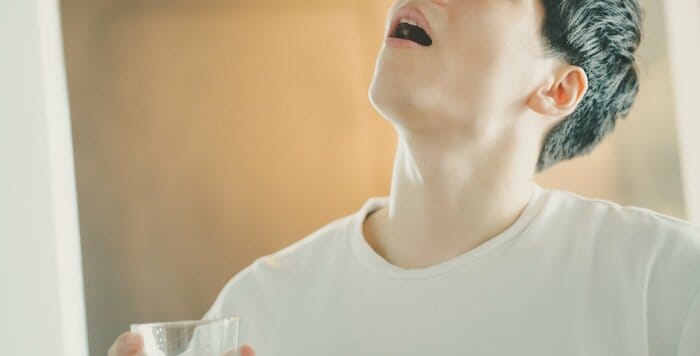 うがいですっきり（画像はイメージ）