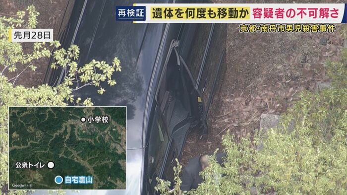 自宅の裏山