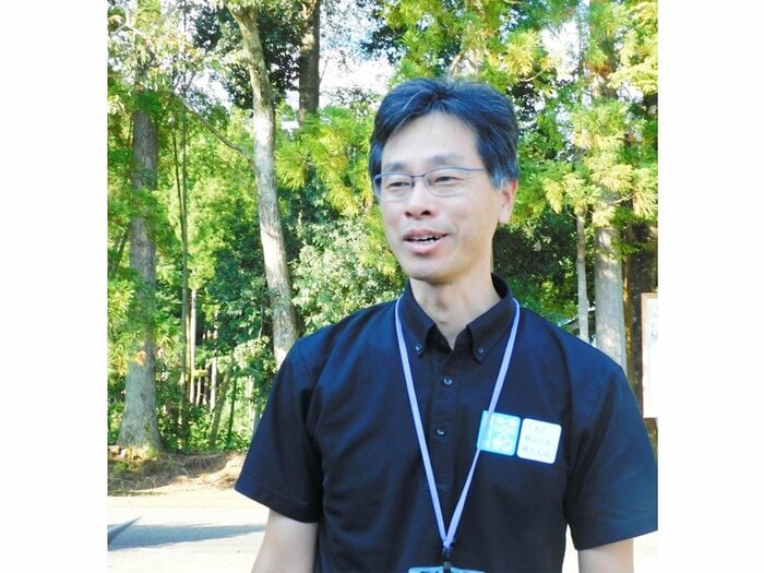 市商工文化課・学芸員の松村英之さん