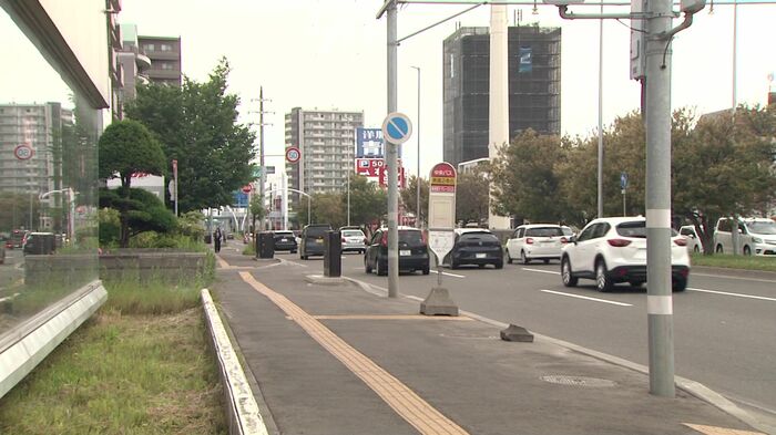 不審な人物が目撃された現場