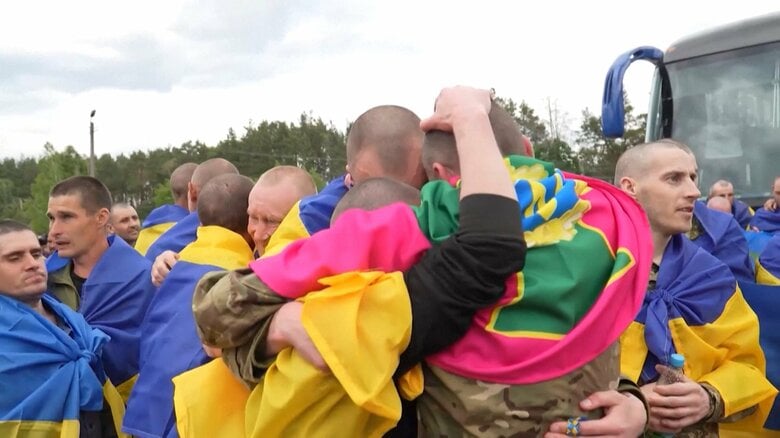 ロシアとウクライナが捕虜交換…それぞれ307人を解放　直接交渉の合意に基づき第2弾｜FNNプライムオンライン