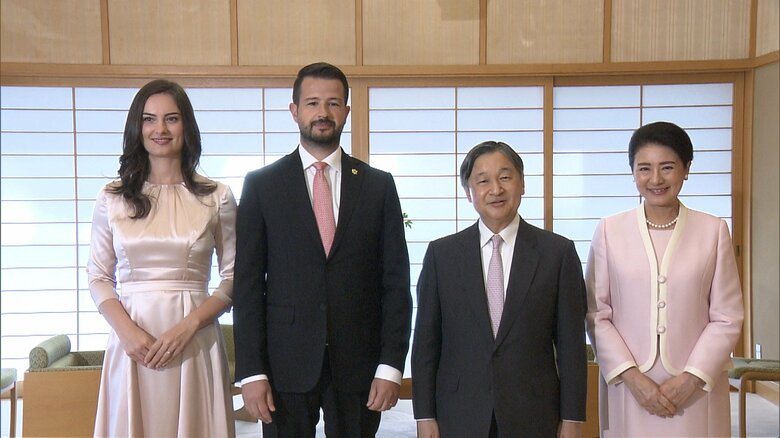 天皇皇后両陛下がモンテネグロの大統領夫妻と面会　ともにオックスフォードに留学経験「モンテネグロは大変美しいと」｜FNNプライムオンライン
