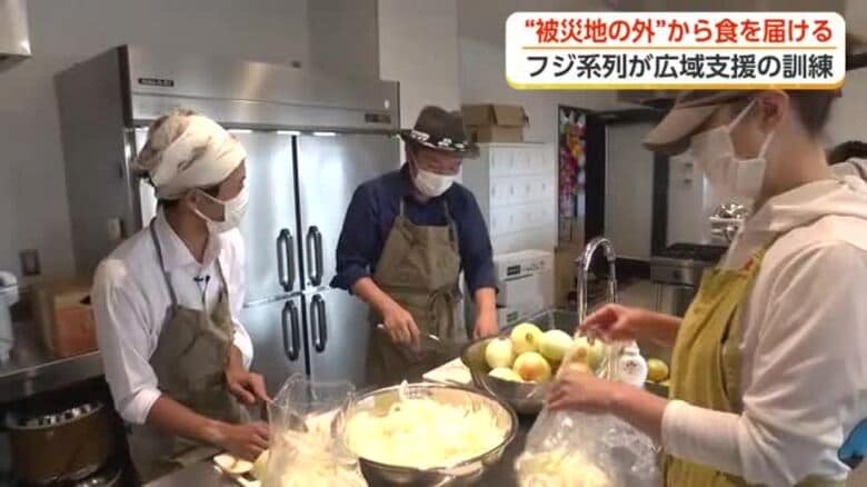 被災地に安全な炊き出しを届ける広域支援の新しいかたち　民間の力で命を救う、来月はお台場で｜FNNプライムオンライン
