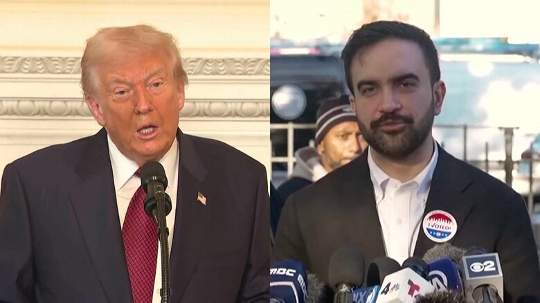 「億万長者との戦い」掲げるニューヨーク次期市長とトランプ大統領との対立が“激化” 物価高対策で支持得たウガンダ生まれの34歳|FNNプライムオンライン