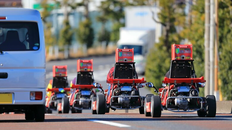 外国人観光客に人気の「公道カート」東京・渋谷区が貸し出し事業者の届け出義務付けへ　渋谷区長「これを契機に都や国も考えて」｜FNNプライムオンライン