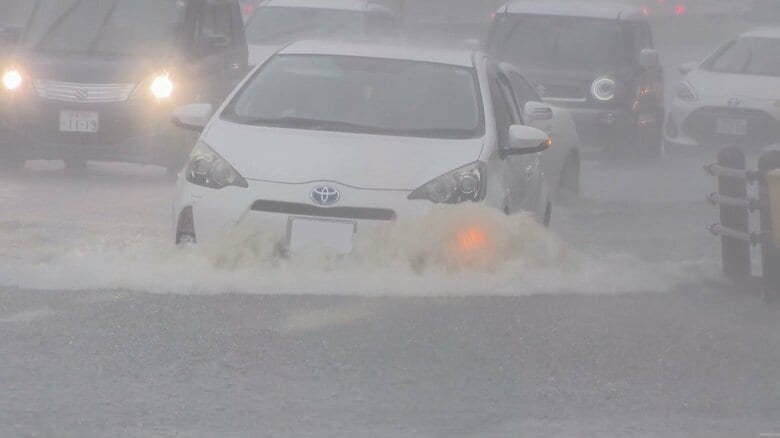 少なくとも2棟が床上浸水…東海3県の各地で非常に激しい雨 17日夜初め頃まで多い所で1時間50ミリの予想｜FNNプライムオンライン