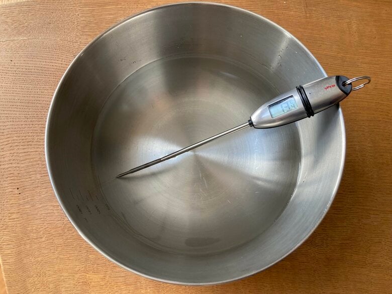 水温が心配な季節は確認（筆者撮影）