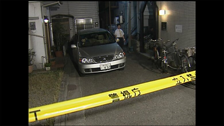 監禁場所となったマンション（2006年6月 川崎市中原区）