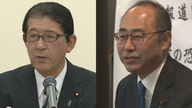 高鳥修一 衆院議員(左)／細田健一 衆院議員(右)