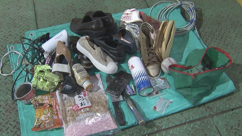 取り除かれた異物　くつやドライヤー、スマホまで…