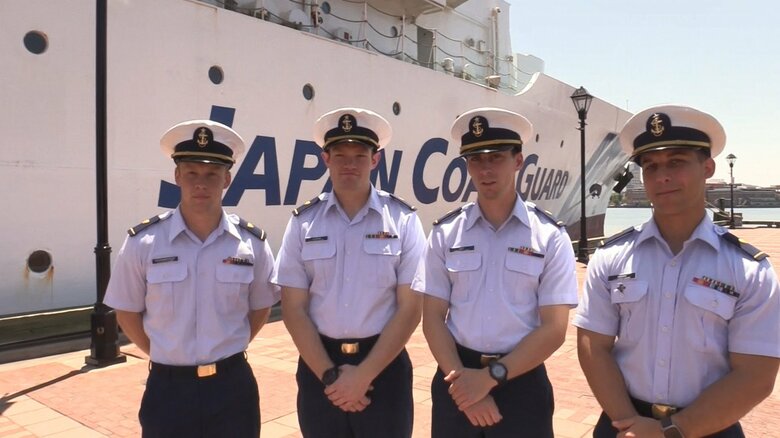 アメリカの沿岸警備隊の学生も日本の実習生から大きな刺激を受けた