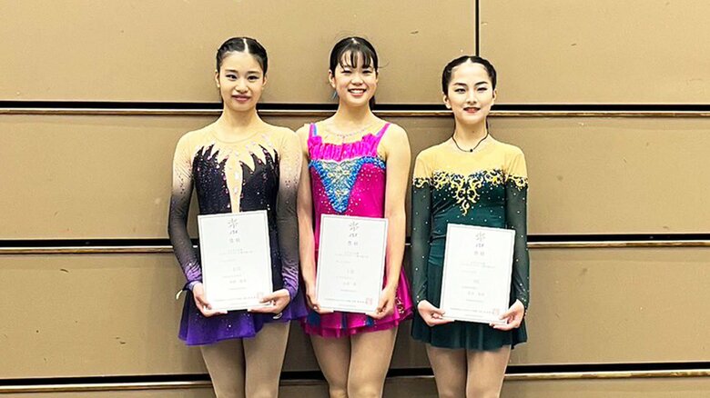 ジュニア女子表彰台（近畿選手権）