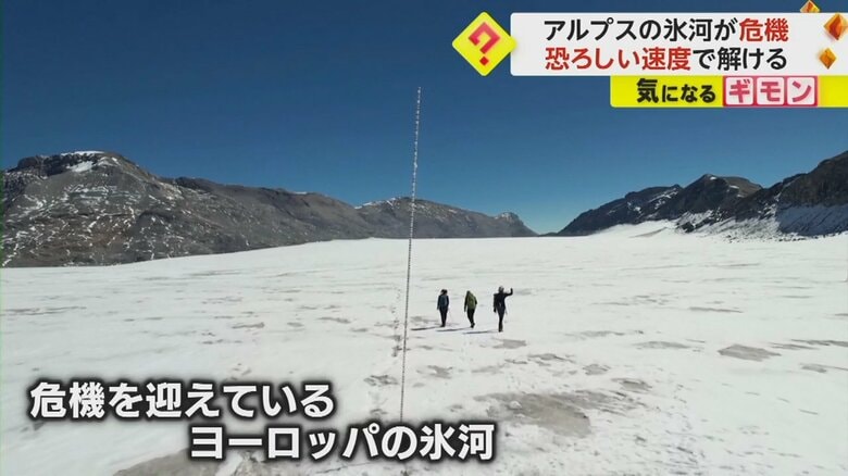 危機を迎えている、ヨーロッパの氷河